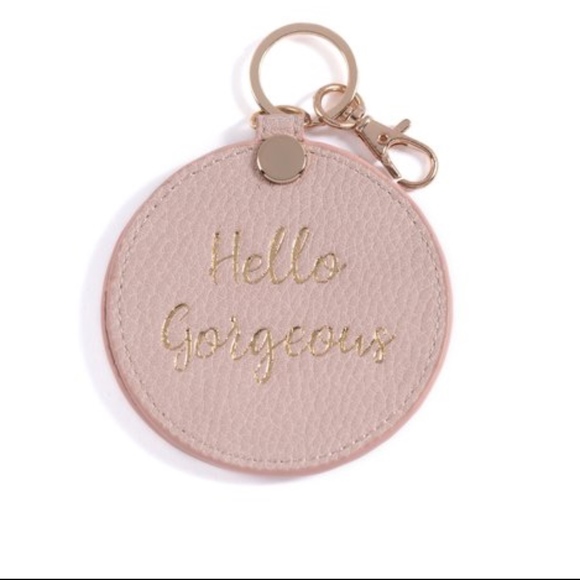 FashionWithAGlam Accessories - GIGI "HELLO GORGEOUS" MIRROR KEY CHAIN